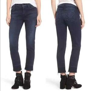 Hudson Zoeey High Rise Cropped Straight Leg Dark Wash Jeans Women’s Size 27